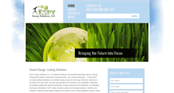 Desktop Screenshot of espyenergysolutions.com